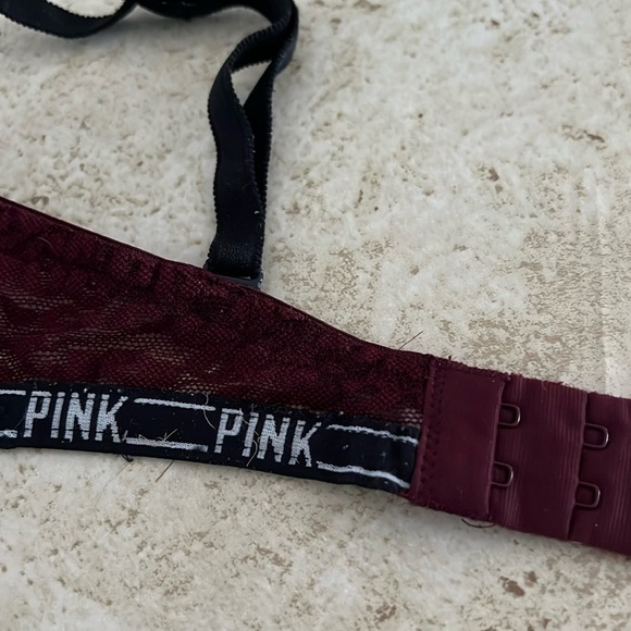 Pink Victoria’s Secret Pink Push Up Plunge Bra size 34D - Picture 5 of 8